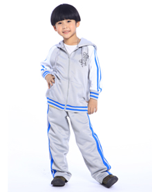 中灰色男童运动套装A931HB9180281