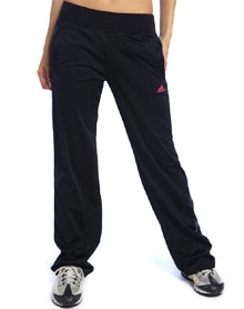 女款黑色knit Tpant2训练系列基础运动长裤E68320