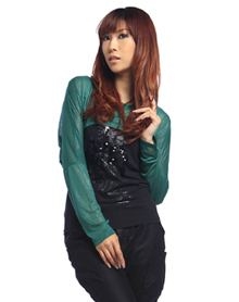 橄榄绿色T恤84AT00014
