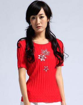 女士翻领花短袖衫哪种好 女士花短袖衫牌子同