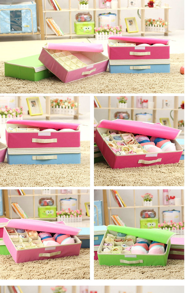 美琴MEIN抑菌<em>内裤文胸</em>袜子<em>收纳盒</em>(3色选、两