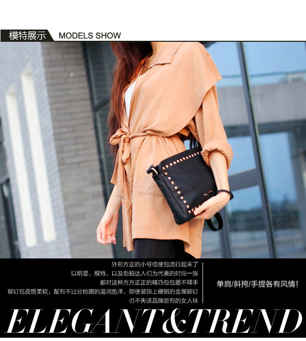 <em>Jamhoo</em>时尚铆钉<em>女包</em>BK034_唯品团