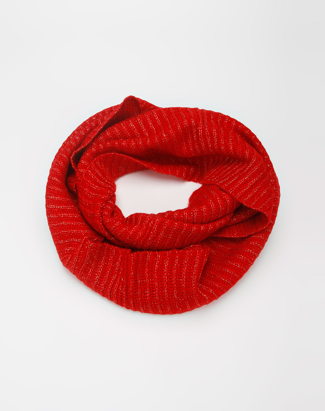 菲勋菲斯fashion fish大红色金线围脖