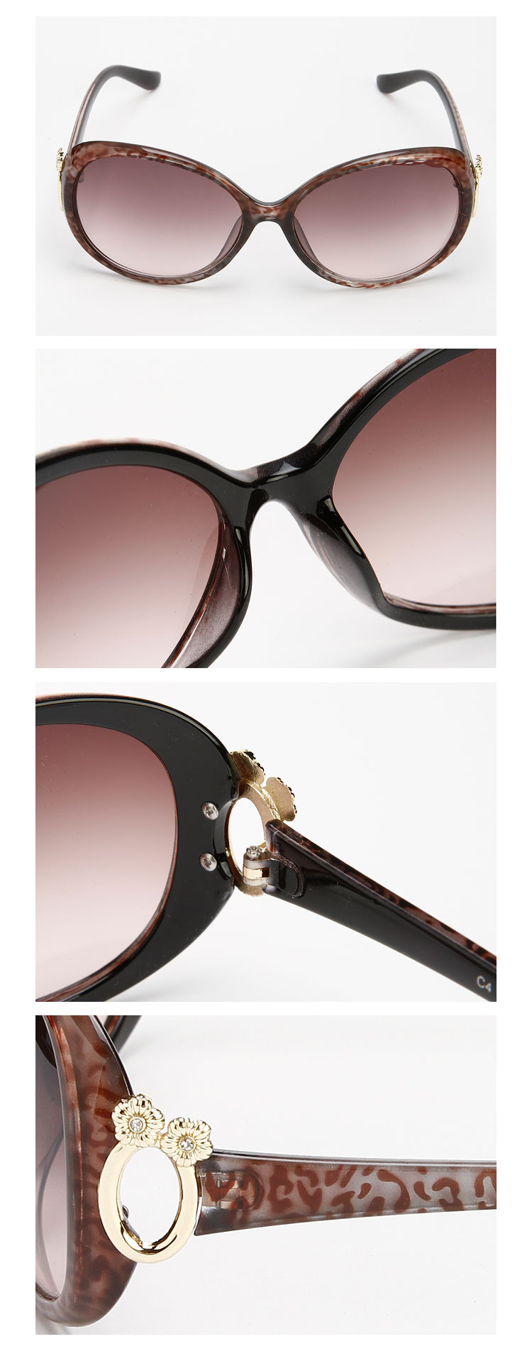 卡尔丹尼诗啡色时尚太阳眼镜kj6119-19_唯品会